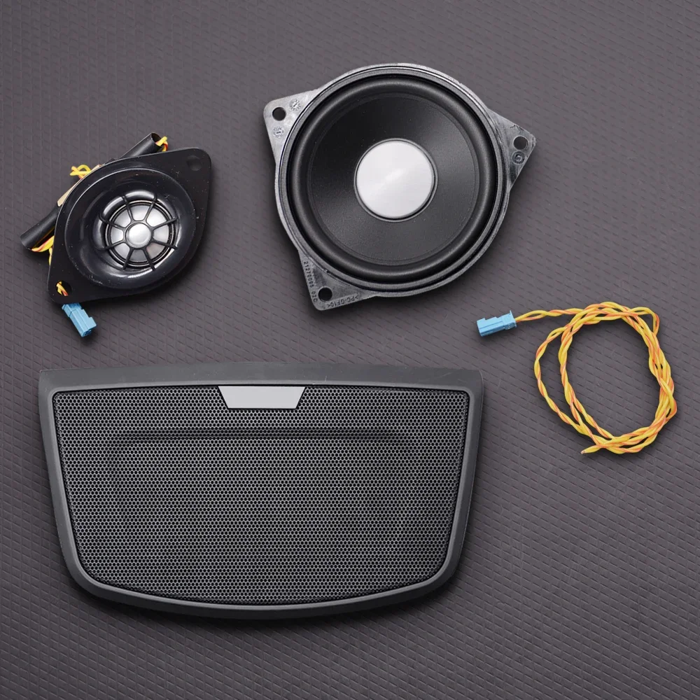 

Car Center Console Speaker Cover Kit for Bmw F30 F31 F32 F34 3GT 3 4 Series Dashboard Loudspeaker Midrange Speaker with Tweeter