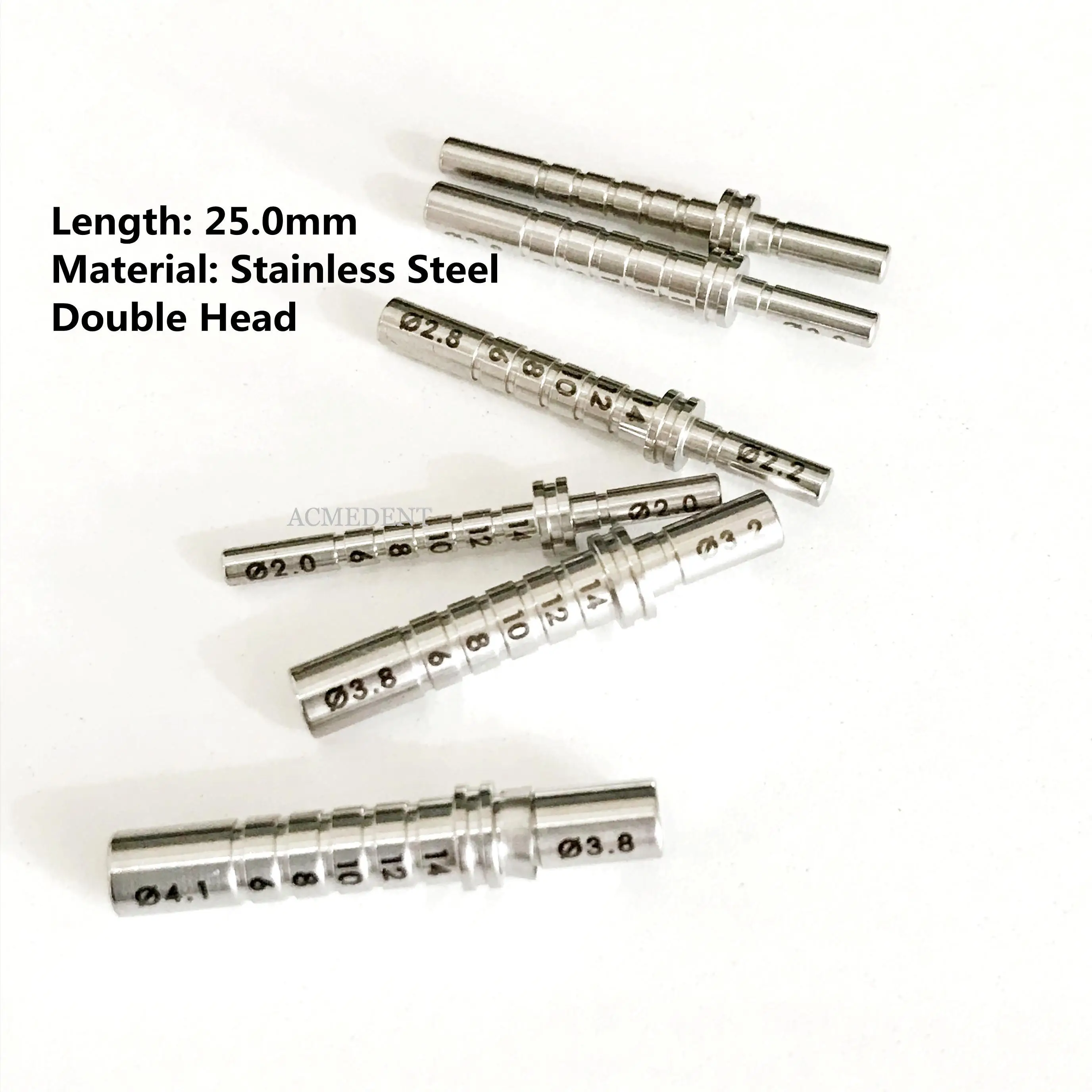 

Dental Balance Bar Pole Parallel Pin Depth Level Guide 2-Sided Dental Embed Tool
