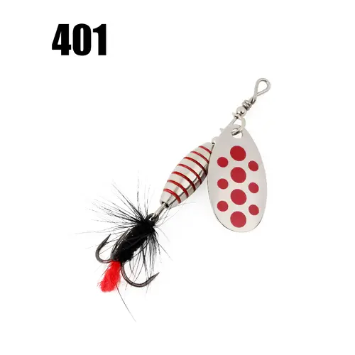 W.P.E 1pcs Spinner Lure 3.7g/5.3g/8.2g/10.5g Bait Metal Brass Spoon Hard Lure Feather Treble Hook Fake Lure Fishing Tackle Pesca - Image 7