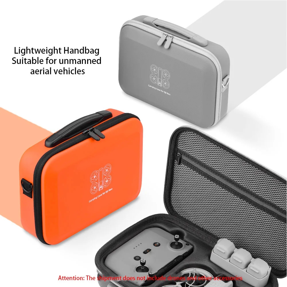 PU Hard Travel Storage Bag Shockproof Case Shell Handbag Waterproof Carrying Box Case for DJI NEO Drones Controller Accessories