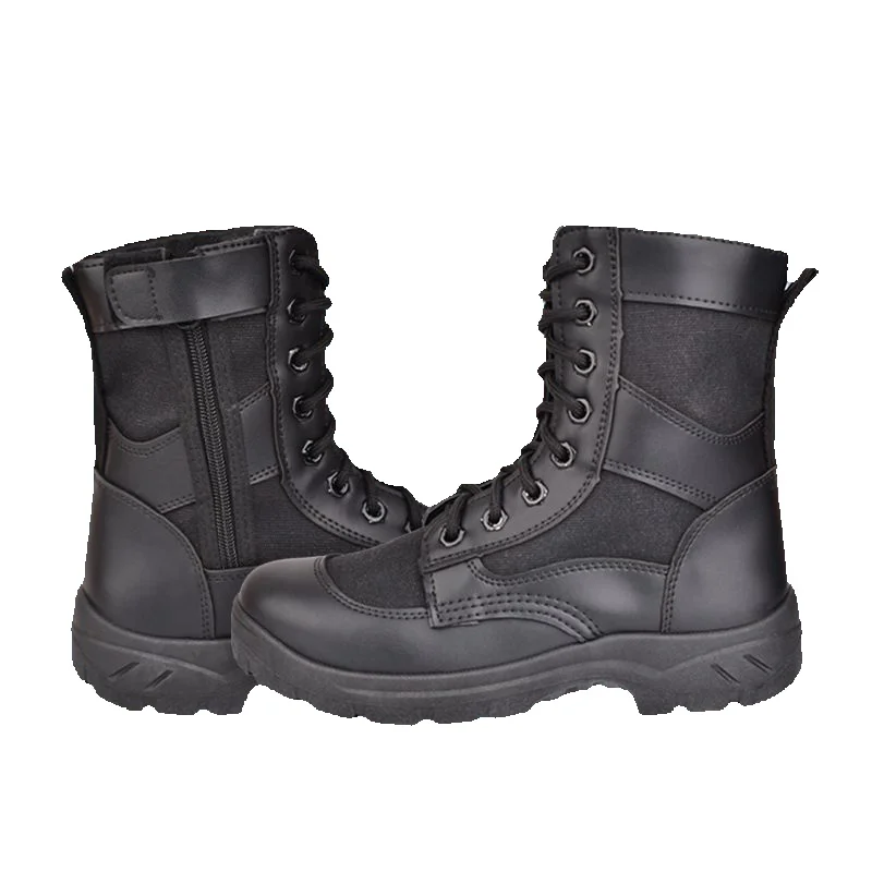 European Warm Series Summer For Men And Women, Zipper Mesh Breathable Ultra-light Combat Boots, Security Shoes, Tactical Training Boots_voghion.com