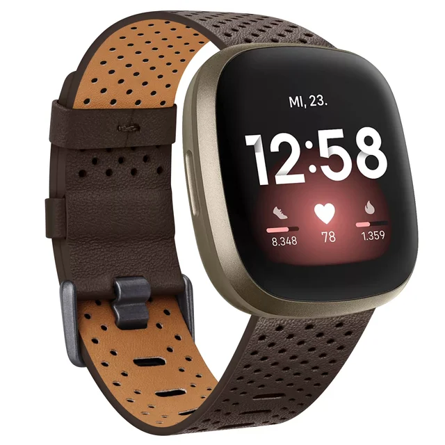 Fitbit Sense 2 Breathable Leather Strap FitGear NZ