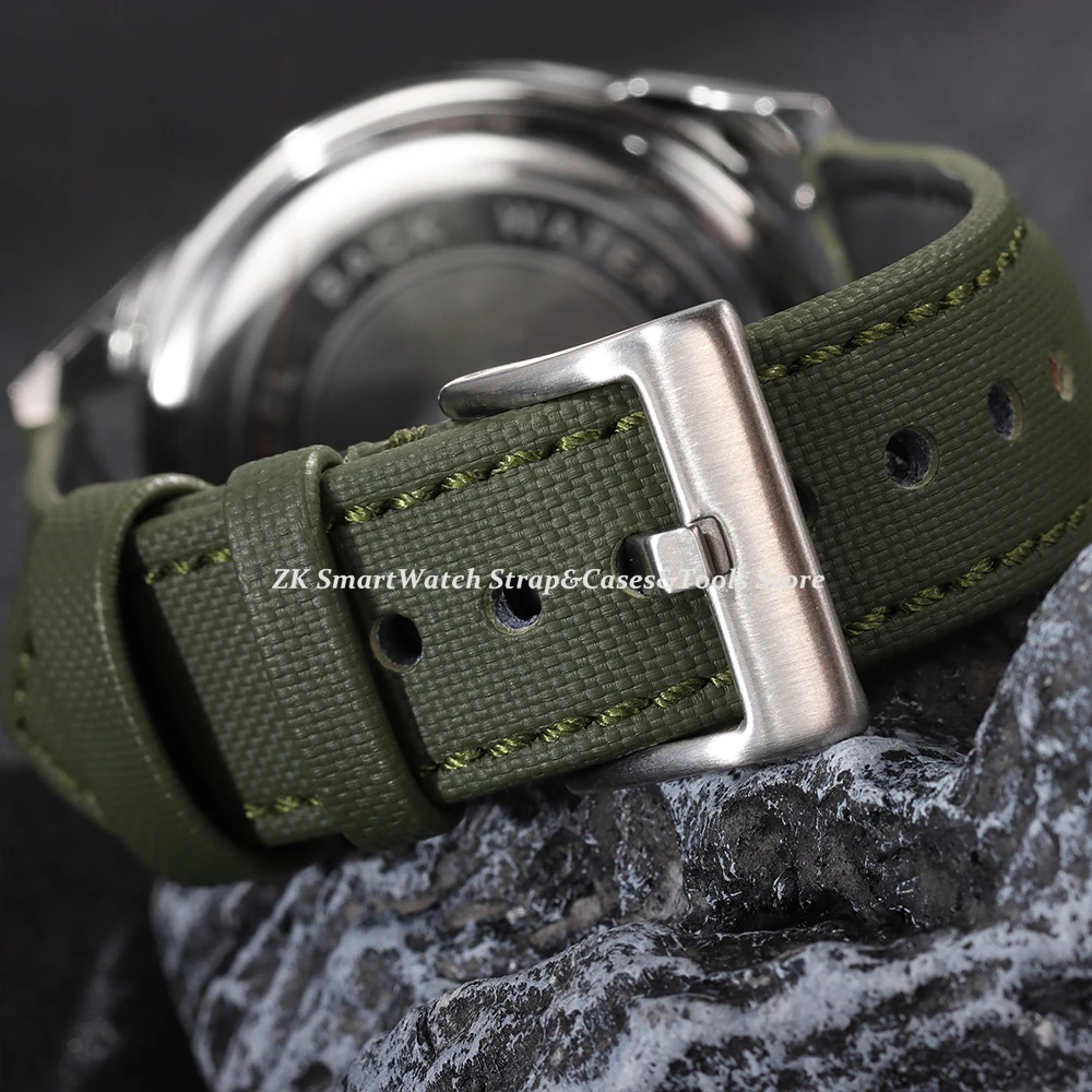 High-Quality Sailcloth Quick Release Waterproof Watch Bands for Men and Women (20mm/22mm)