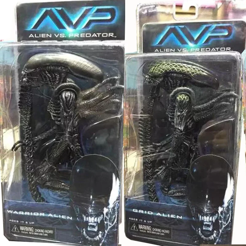 Neca Warrior Grid Alien Pvc Action Figure Alien Vs Predator Xenomorph Aliens Modello Da Collezione Giocattolo Regalo Di Natale 19Cm