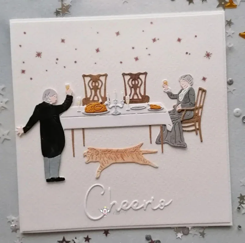 New Craft Metal Cutting Dies Cut Die Mold Miss Butler Holiday Cheerios Scrapbook Paper Craft Knife Mold Blade Punch Stencil