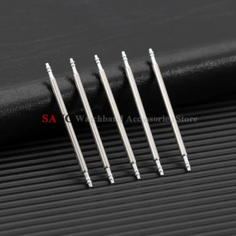 Premium Stainless Steel Watch Strap Spring Bar Pins - 20 Piece Set
