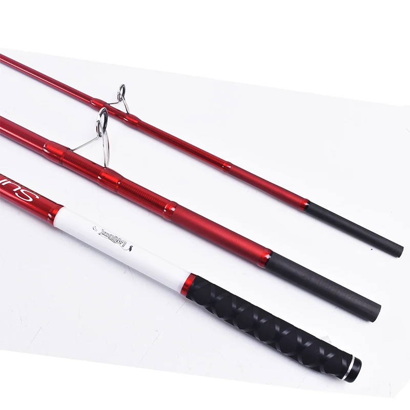 2PCS/Pack 4,20 M CW 100-200g Surf Casting Rod Schlanken Körper High-Carbon Faser 3 abschnitte CR KW Guide Ring Wahl Webo DPS Reel Sitz – Detail 13
