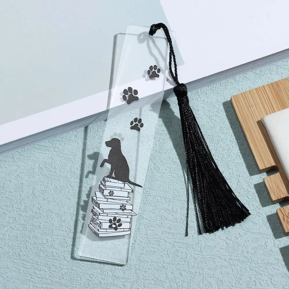 Marcapáginas Acrílico Creativo Con Garra De Gato, Soporte De Página De