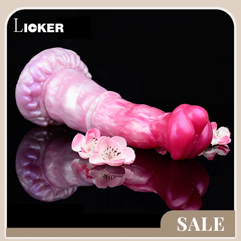 

LICKER Multi Color Realistic Anal Plug With Suction Cup Soft Silicone Prostate Massager For Men G Spot Stimulate Fantasy Sex Toy