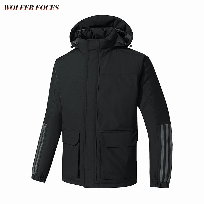 Big Size Men's Clothing Motorcycle Jacket Custom Parkas Luxury Coat Heating Winter Trekking Lightweight Padded Jackets Sports