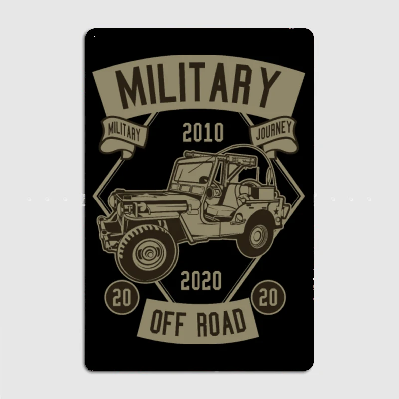 Jeep Willy Poster Metal Tin Sign Truck Indoor And Outdoor Home Bar Coffee Kitchen Wall Decoration