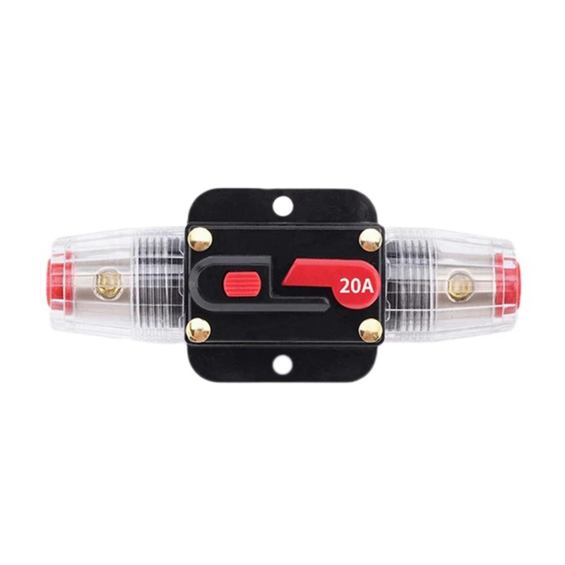 

Circuit Breaker Fuses 12-24Vfor System Protection Car Marine Boat Stereo Switch Audio Inverter System Protection