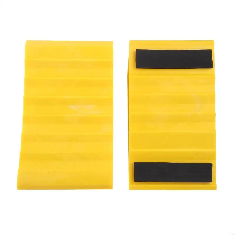462A Wheel for Triangle Skid Stop 2Pcs Wheel Chocks Stop Slider Block for Car Truck Travel Trailer RV Accessories