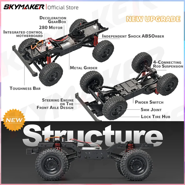 1:12 Scale MN Model RTR Version WPL RC Car 2.4G 4WD MN99S RC Rock Crawler MN98 MN99 Defender Pickup Remote Control Truck Toys 2