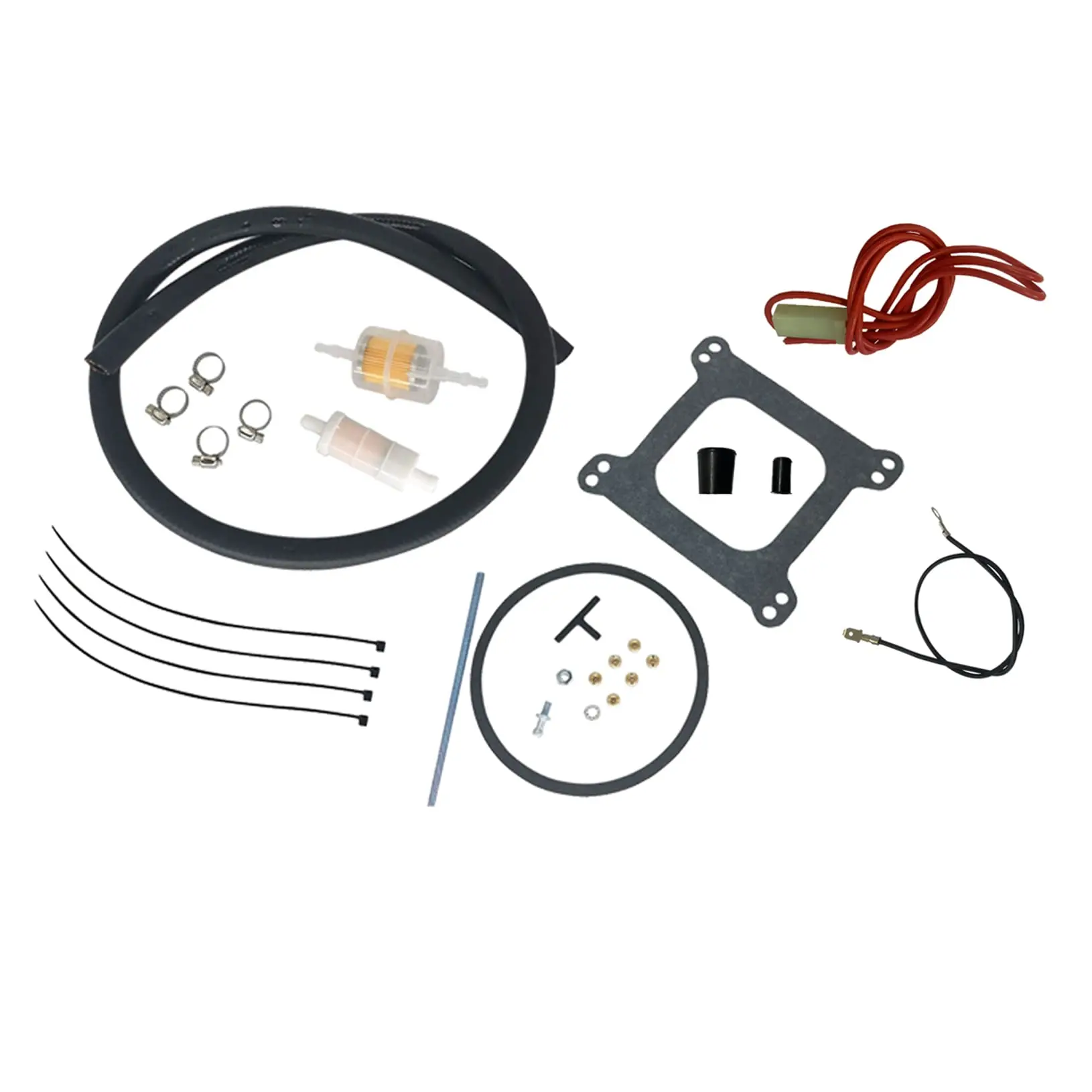 Motorcycle Carburetor Brush Cutter Carburetor 1906 4 Barrel Carburetor for AVS2 Series 650CFM Annular Booster Satin Finish Electric Choke Type