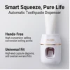 Améliorez votre salle de bain avec ce distributeur de dentifrice et support de rangement 2-en-1 – Recharges automatiques de dentifrice simplifiées ! 2