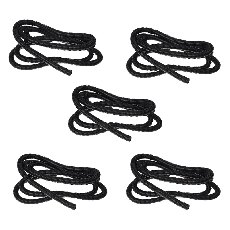 

HOT SALE 5X Electric Wire Protector 1/2 Inch Dia Corrugation Tubing Pipe 6.5Ft