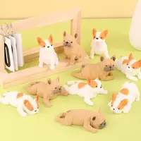 Soft CutePretend Play Dog Squeeze Sensory Toys Stretch Squeezing Fidget Simulation French Bulldog Cute Soft Squeeze Puppy Toys 1