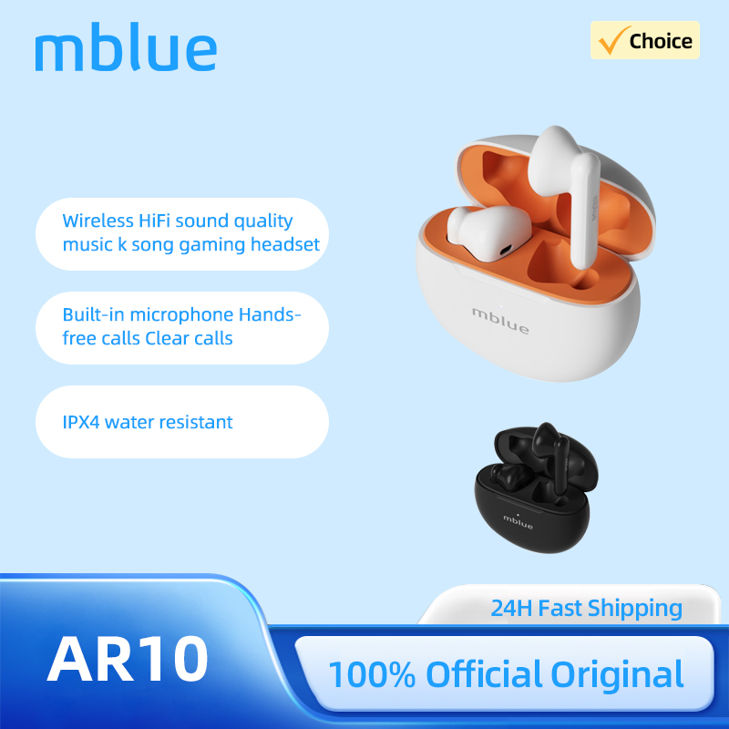 Original MEIZU MBlue AR10 Wireless Earphones HiFi Music Earphones Sports Waterproof Earphones With Microphone