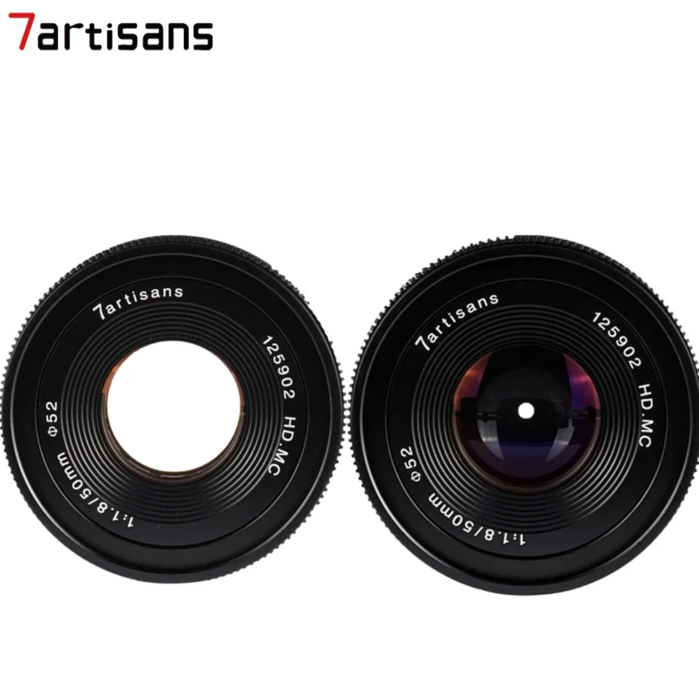 7artisans 50mm F1.8 APS-C Large Aperture Portrait Prime Lens For Sony E Fuji X C
