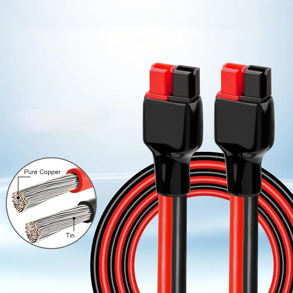 12AWG 태양광 연장 케이블 내후성 30A 태양광 패널 커넥터 고전류 발전소 커넥터 태양광 발전기