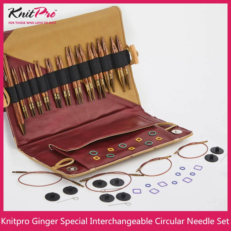 Knitter's Pride Ginger 16 Circular Knitting Needles - Size 11