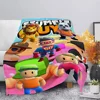 3D game Cartoon Stumble-guys Printed Blanket Picnic Blankets Warm Blanket Soft and Comfortable Blanket Home Travel Birthday Gift 1