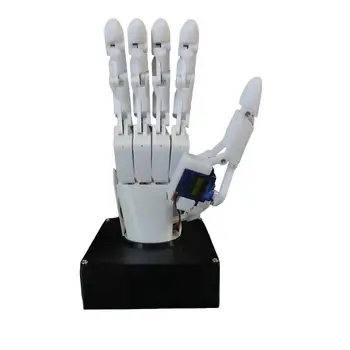 Mano Robotica Bionica SG90 a 6 Gradi di Libertà con Guanto Somatosensoriale, Mano RC Assemblata per Arduino ESP32, Kit Robot Programmabile con Codice Open Source