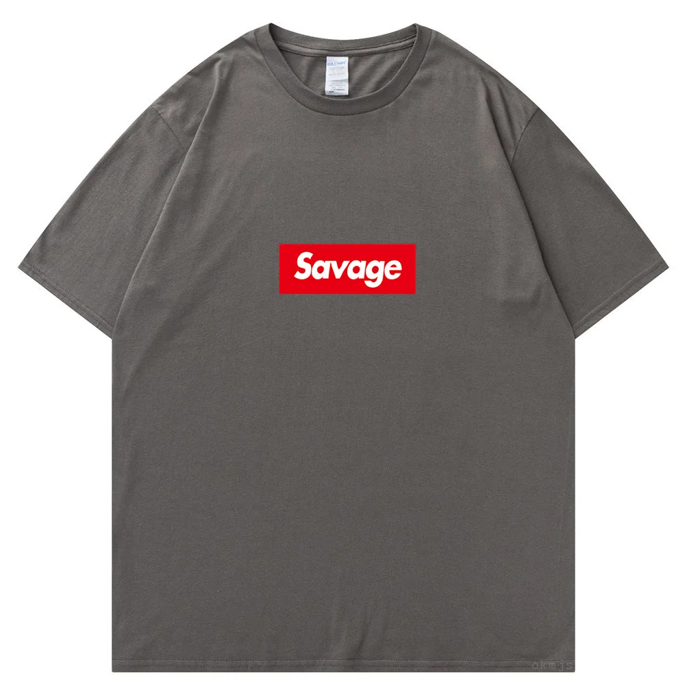 Savage Fuy Mes t shirts New Male Tshirts Hip Hop Sweat T-Shirt Summer Tops Cotto Oversize Me Clothes tshirts for_voghion.com