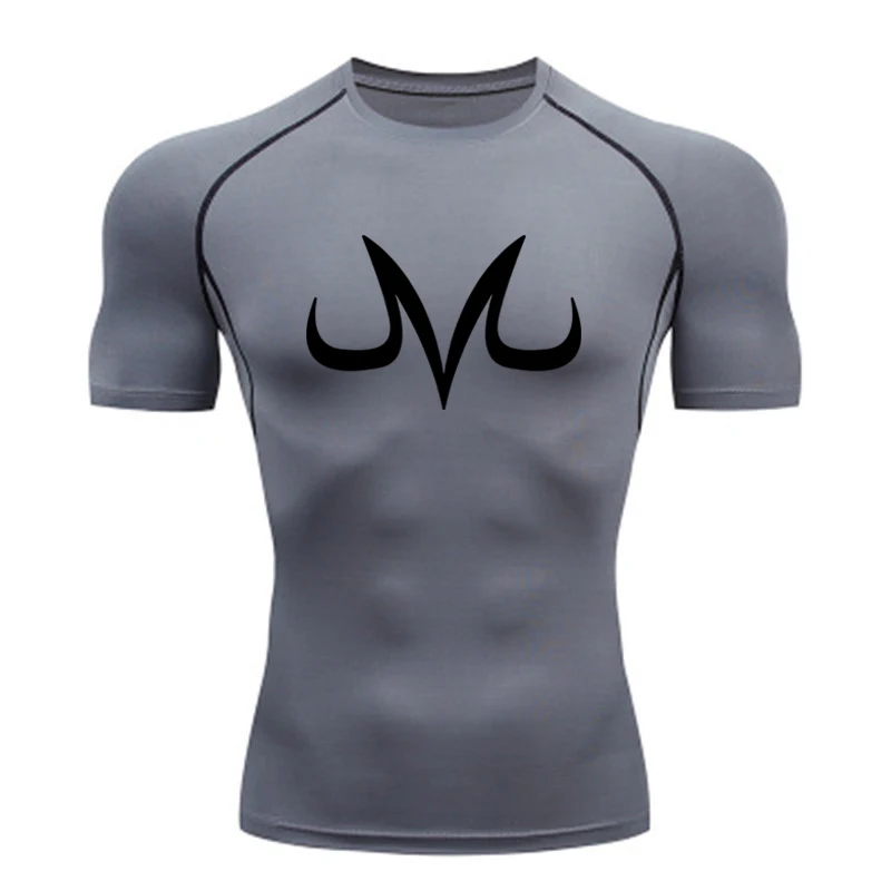 Men's Sports Quick Dry Tshirt Anime Elements Compression Gym Tshirts Workout Fitness Undershirts Tops Tight Elastic Sportswear compression t shirt sport t shirt running t shirts running t shirt fitness clothes men undershirts