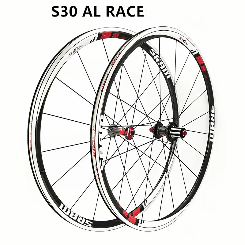 SRAM S30 AL RACE wheelsets Available in 700C sizes Double butted