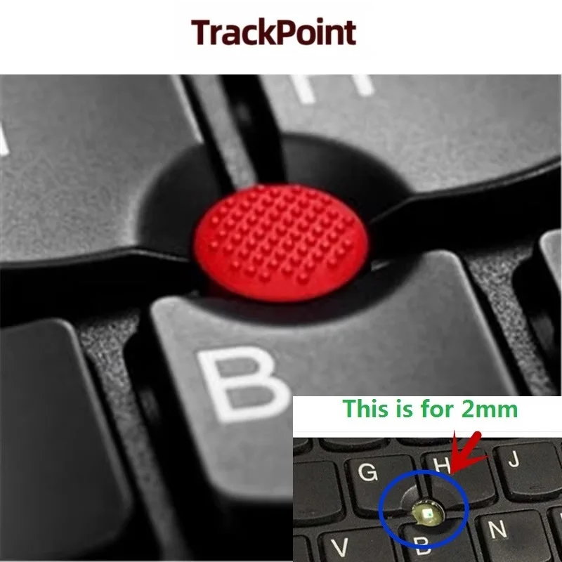 2mm 2*2mm 또는 4mm 4*4mm 니플 고무 마우스 트랙 포인터 트랙포인트 레드 캡 소프트 림 IBM Lenovo ThinkPad 노트북용