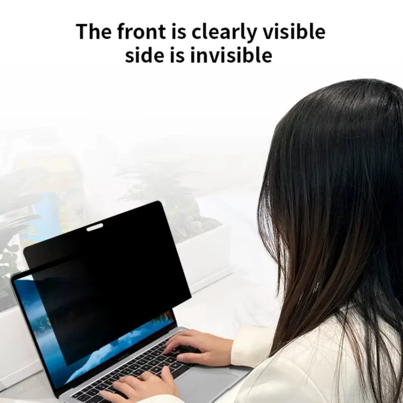 Discount High Quality 2 Way Privacy Filter Anti Spy Anti Glare Laptop Screen Protector for MacBook Air 13.3,13.6