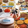 1/12x Plastic Spice Jars with Shaker Lids Transparent Safety Plastic Bottles for Home Kitchen Storing Spices Seasoning Powders 5