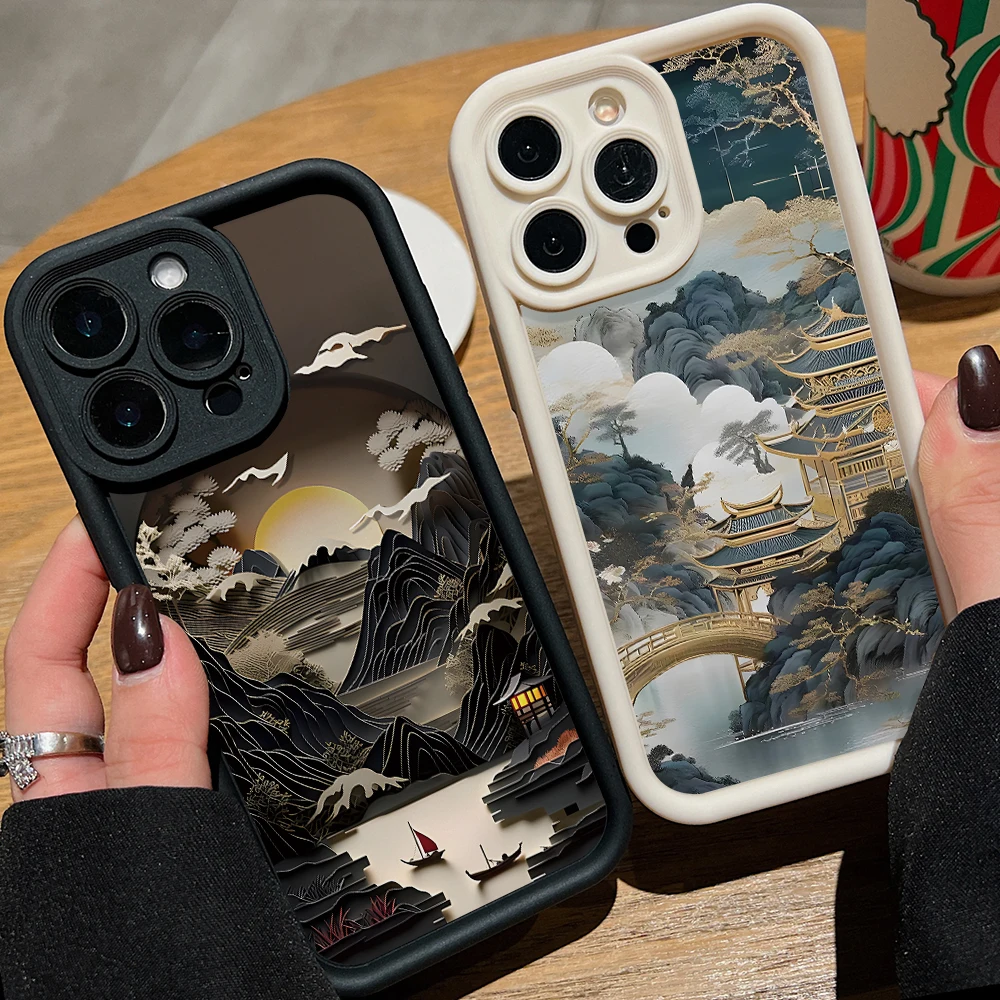 Scenic Towers Phone Case – Elegant Soft Cover
