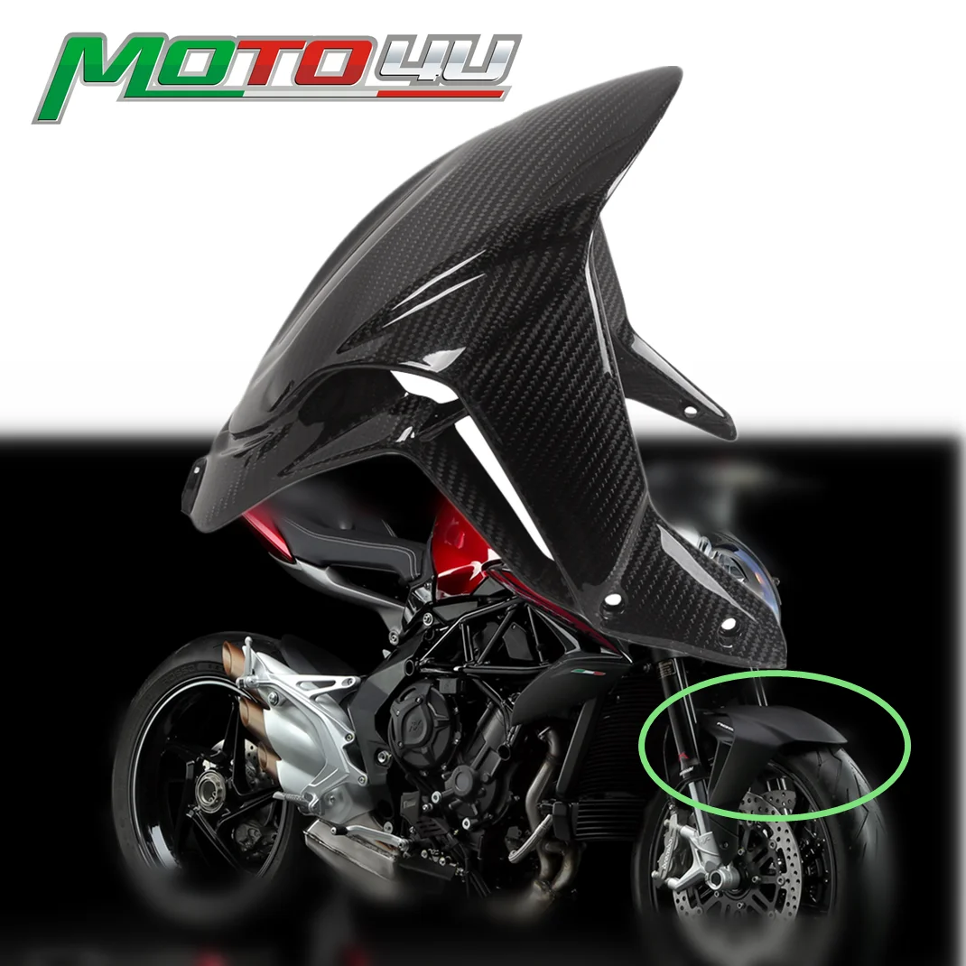 

Переднее крыло из углеродного волокна для MV Brutale 800 800RR 800RC 2017 + 2017 2018 2019 2020, блеск для шин мотоцикла