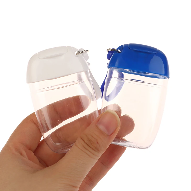 30 ml tragbare nachfüllbare Flaschen mit Haken Händedesinfektionsmittel Alkohol Kosmetikbehälter Outdoor Mini Seifenspender Behälter – Detail 7