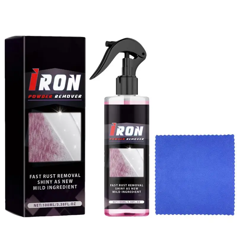 

100ml Car Rust Remover Spray Multifunctional Automobile Wheel Cleaner Metal Surface Chrome Paint Care Accessories for vehicles