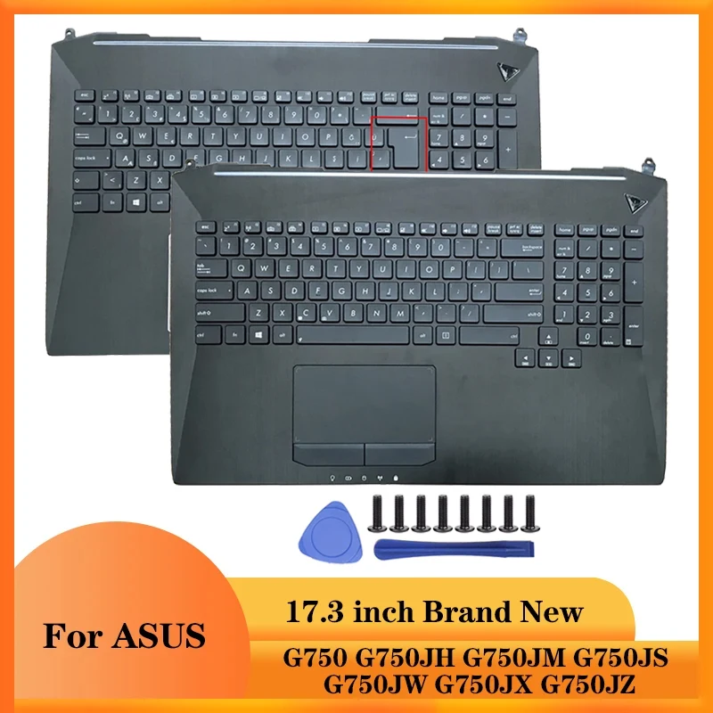 

NEW for ASUS G750 G750JH G750JM G750JS G750JW G750JX G750JZ Laptop Case Palmrest Upper Case Backlit keyboard