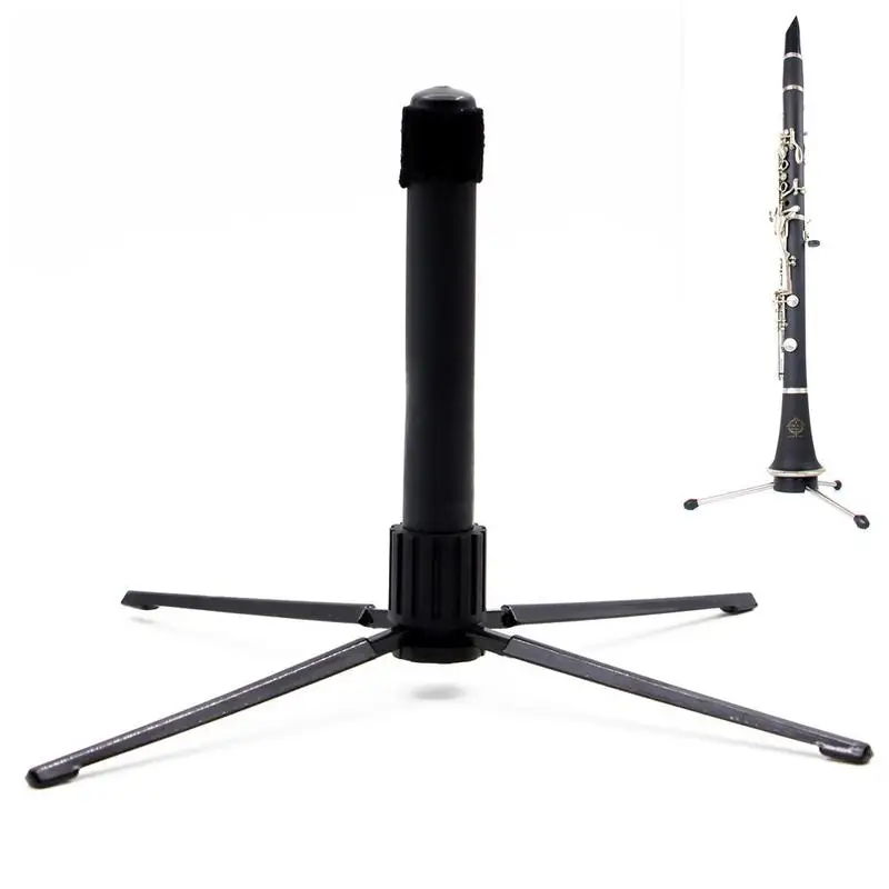 

Foldable Clarinet Rest Rack Stand Convenient Practical User-friendly Design Flute Holder Musical Instrument Accessories