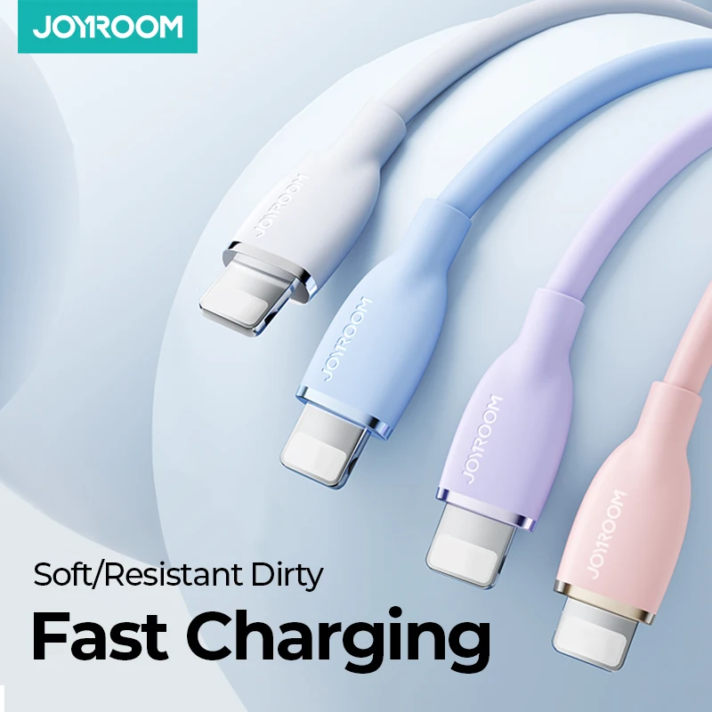 

Joyroom USB Cable For iPhone 15 14 13 12 11 Pro Max 30W Quick Charger Fast Charging USB Type C Lightning Cable For Apple iPad