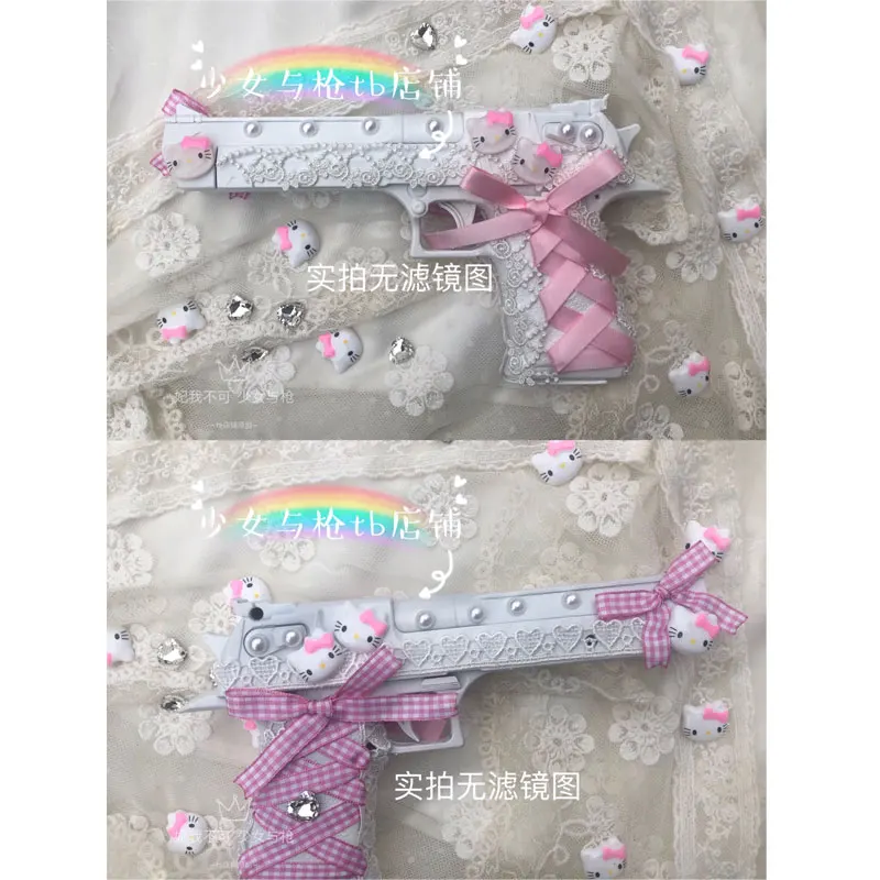Cosplay Pistol Toy Gun Model Cannot Shoot Comic-con Photo Props Sweet Girls Handmade Cosplay For Girls  Outdoor Fake Gun Gifts 3