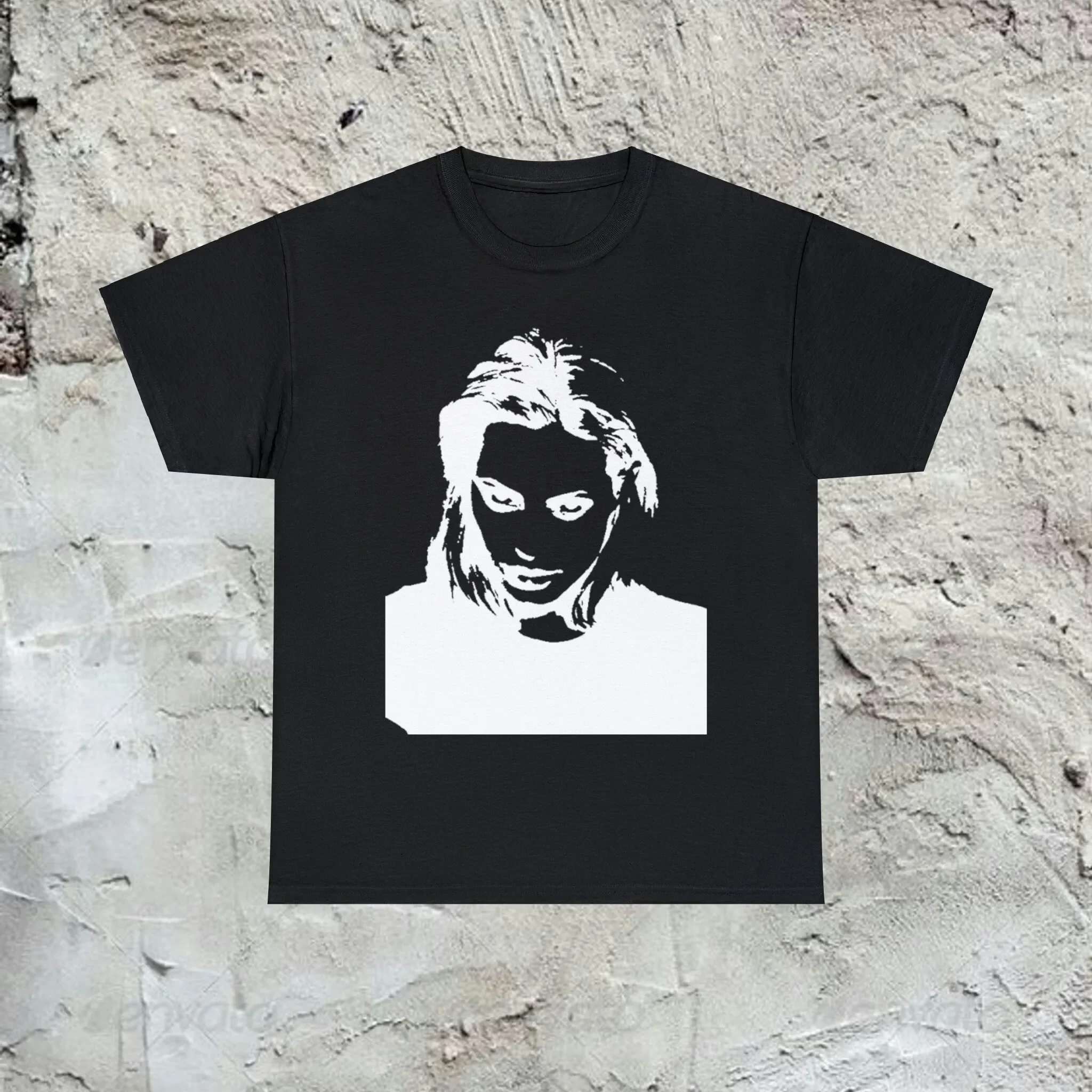 Hiphop Rap Women Vintage Y2K Unisex Heavy Cotton Graphic Tee Shirt Hum Drill Fashion Underground Cool Punk