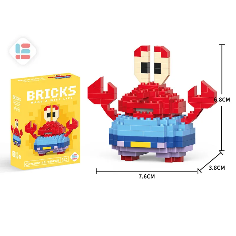 thumbnail image 1 of Figuras de acción de Disney, bloques de construcción, juguetes, figuras de anime, imagen del pato Donald, Pooh, oso, Stitch, muñecos, rompecabezas para niños, juguetes de ensamblaje, ladrillos, ventas, 1 of 5