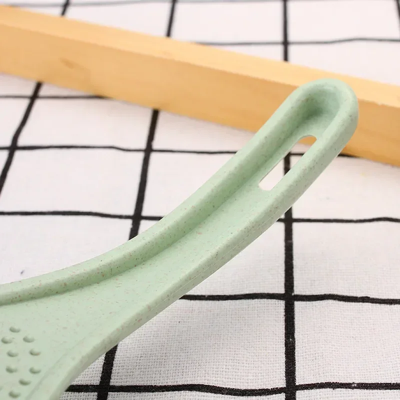 Plastic Rice Spoon Wheat straw spoon Non-stick kitchen spoon rice cooker long handle rice spatula accessoires de cuisine