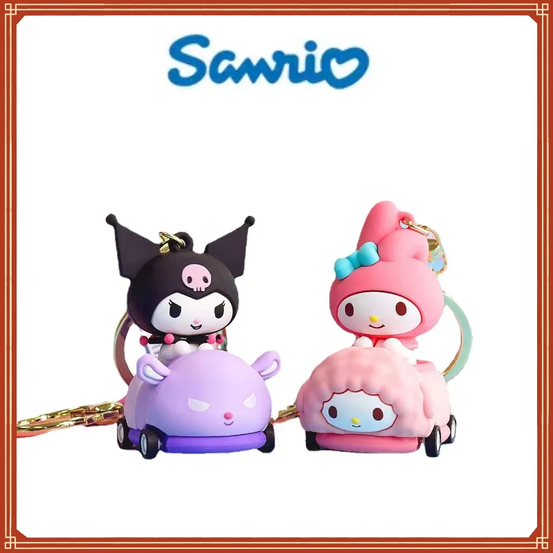 

Новинка Подлинная кукла-водитель Sanrio, подвеска-брелок Kuromi Hellokitty Cinnamoroll, женская подвеска для сумки, детский подарок