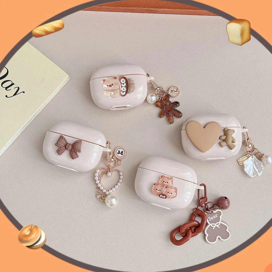 Custodia Cartoon Bear Per Redmi Buds 4 Pro / 4Lite Custodia Cute Tpu Custodia Per Auricolari In Silicone Redmi Buds 4 Cover Funny Redmi 4Lite Cover