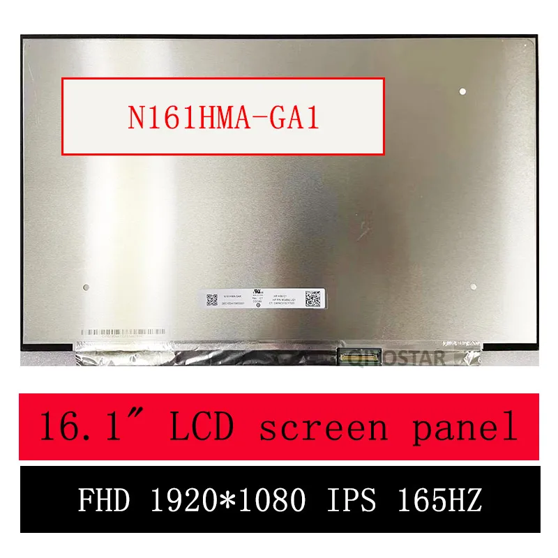 슬림 LED 매트릭스 N161HMA-GA1 LP161WFG-SPB1 노트북 LCD 스크린 패널, IPS FHD 1920x1080P 165HZ 40 핀 EDP, 16.1 인치