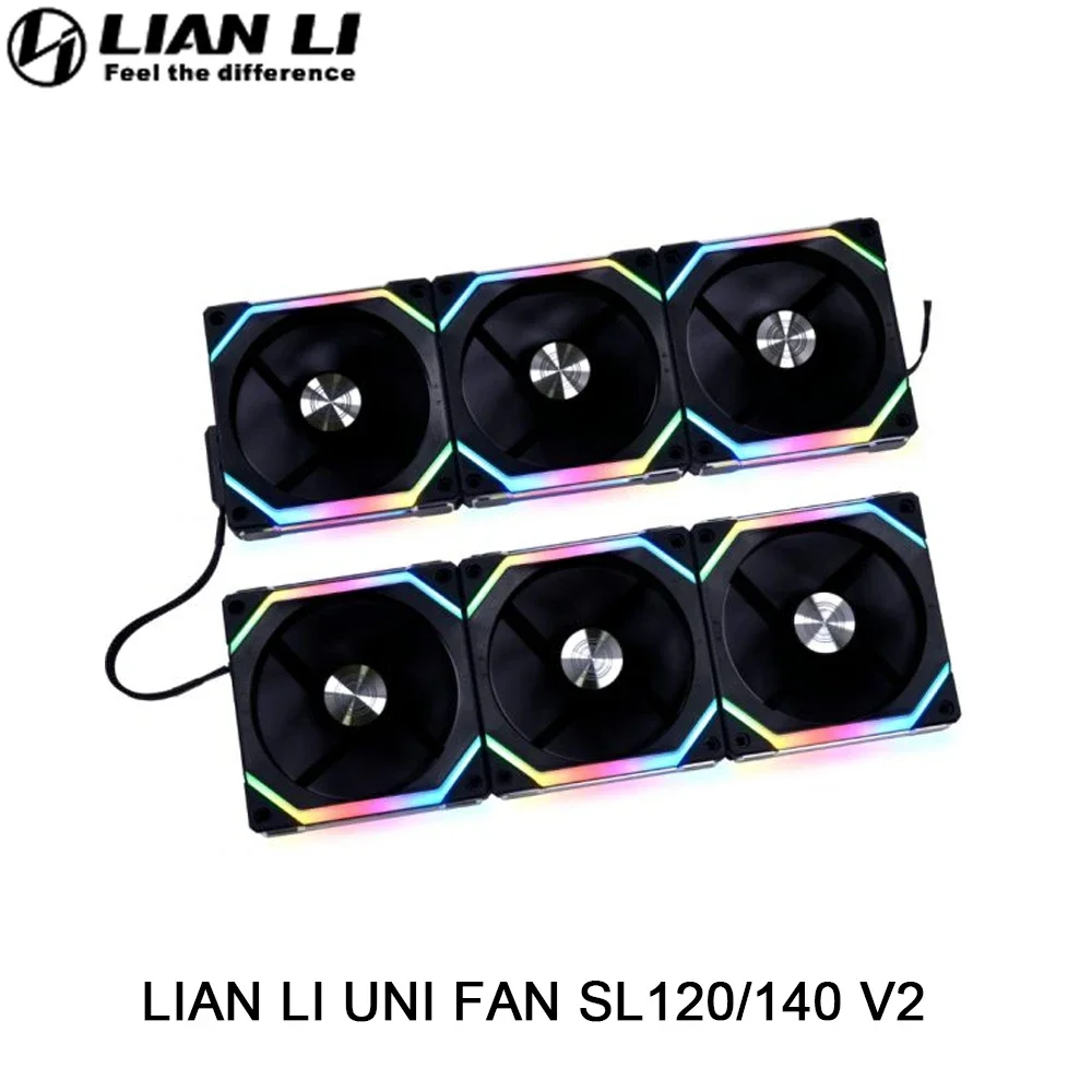 Lian Li UNI FAN SL120 V2 合計6個 Amazon.com: Lian Li UNI Fan SL120 V2 RGB Black Triple Pack