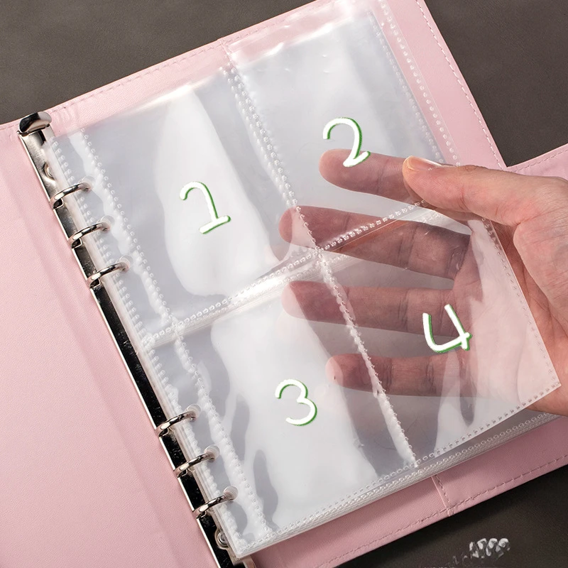 PU Leather Loose-leaf Journal Notebook 100 Day Couple's Challenge Savings Book Magnetic Buckle Save Money Book Make Money Books leather notebook student notebook bullet journal notebook guided journal